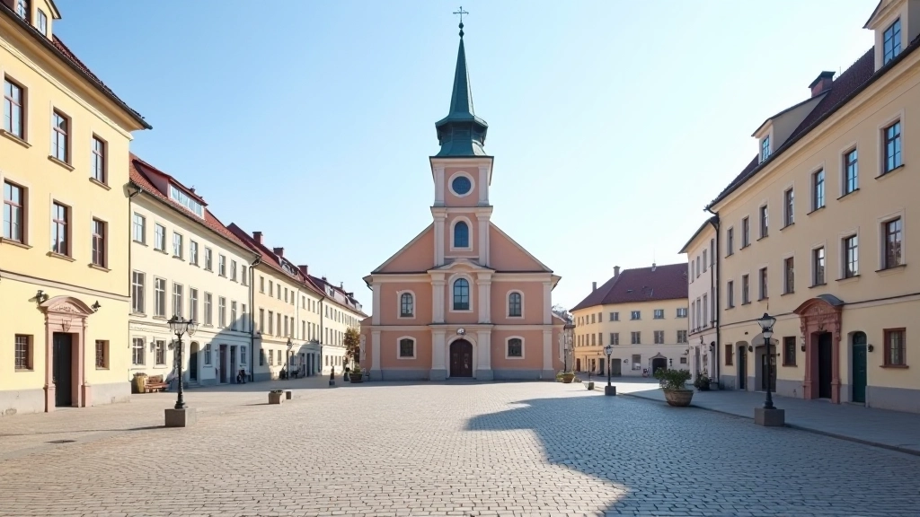 heritageeoājas Sv. Annas baznica un apkārtējā laukuma vēsturiskā atmosfēra